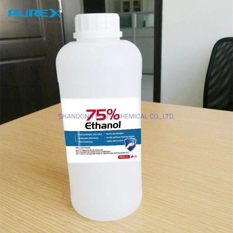 75% Medical Ethanol for Disinfection Packed in 1L 2.5L 5L