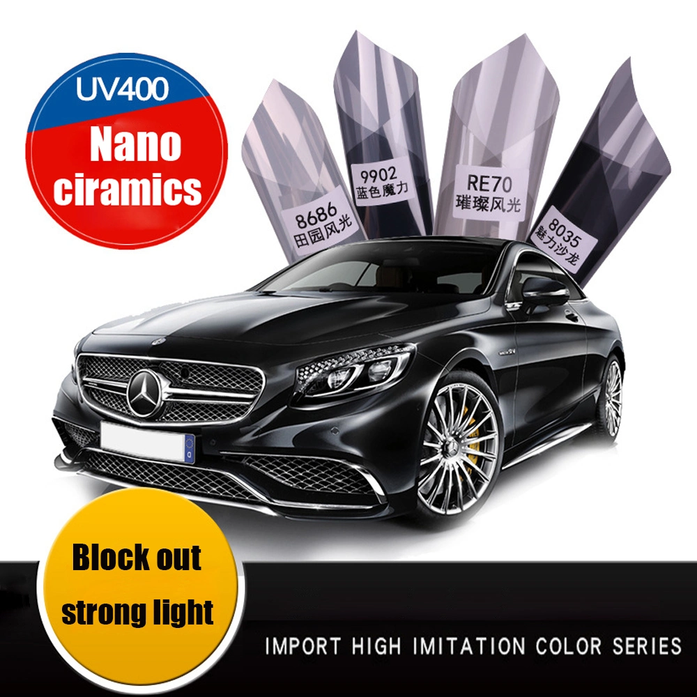 Rollo electrónico automático Heat-Resistant electrocrómica tintado negro eléctrico Smart para tinte Solar Car Window Film