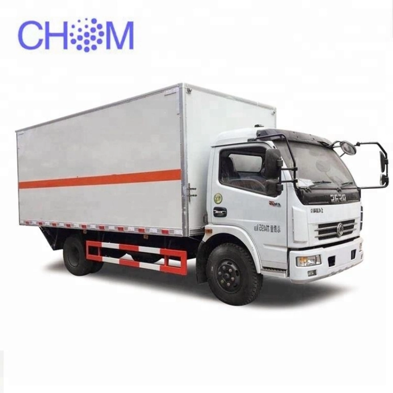 Hot Sale 5 Tons 4X2 Van Cargo Box Food Truck with Low Price