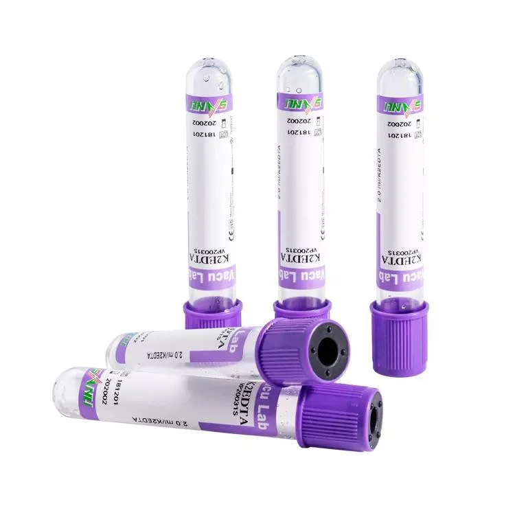 High Collection Tube K3 Blood Sample EDTA Tube Vacuum Blood Collection Pet Tube for Medical