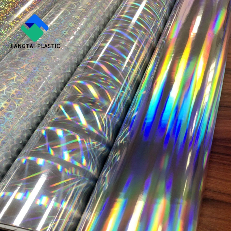 Jiangtai Pet BOPP Holographic Metallized Film Transparent Lamination Paper Film for Paper Board