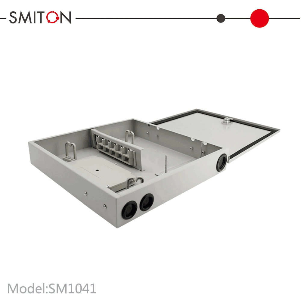 12 Ports FTTH Fiber Optic Splitter Box Joint Box 12 Cores Outdoor Optic Fiber Terminal Box