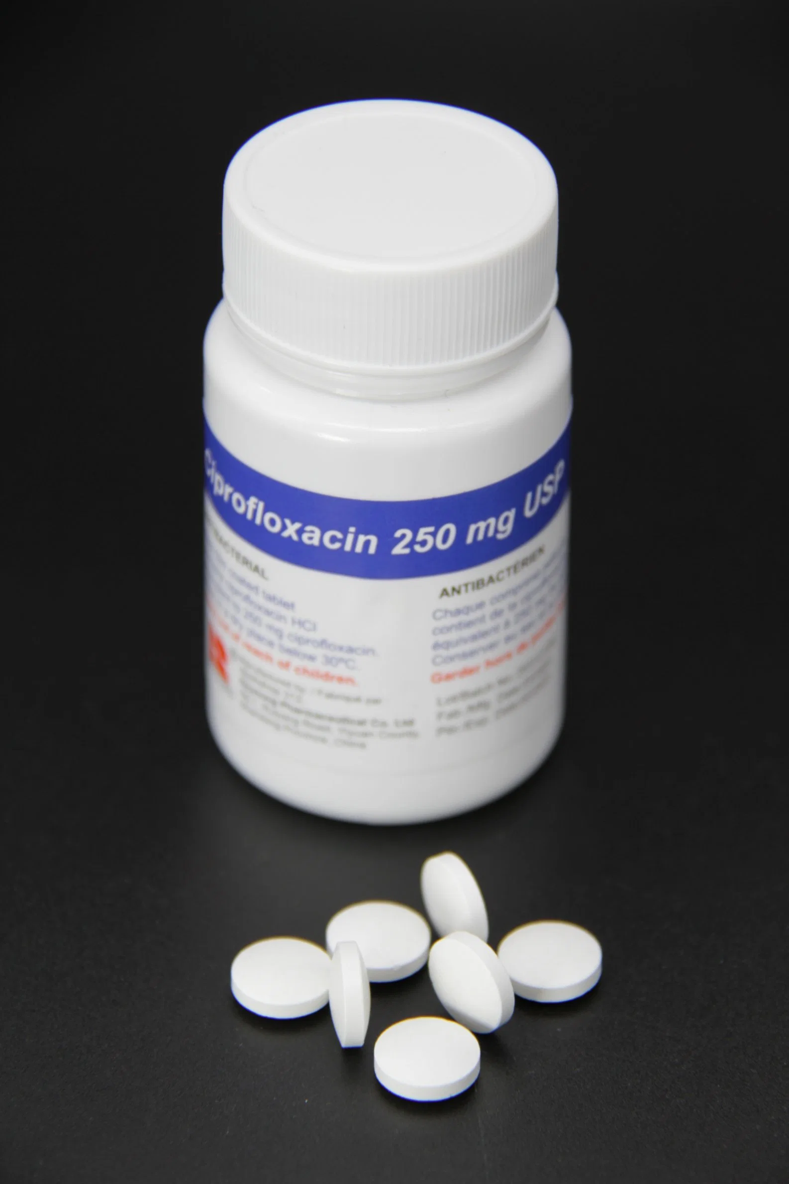 Популярный продукт ципрофлоксацина гидрохлорид таблетки Film-Coated500MG