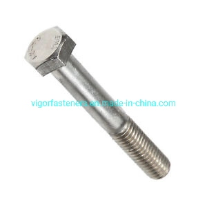 Stainless Steel 316 DIN931 Hexagon Head Bolt Half Thread A4 Hex Bolt High quality/High cost performance Fastener Hardware for Concrete