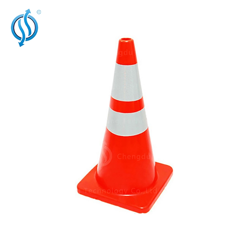 Green Color PVC Traffic Road Safety Cone