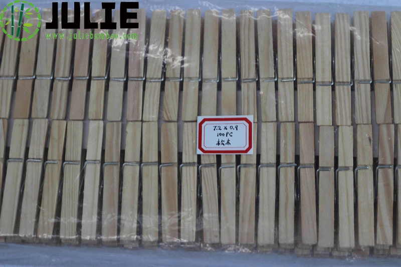 Factory-Direct Eco-Friendly Biodegradable 100% Natural Wooden Clothes Pegs Bamboo Clothes Pins