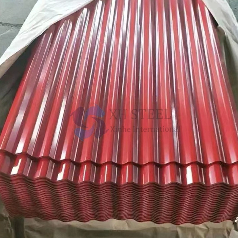 Building Material PPGI Sheet Color Coated Corrugated Roof Sheets SGCC Dx51d~Dx53D G350-G550 Galvanized/Stainless Steel/Aluminum/Carbon Steel/Prepainted Plate