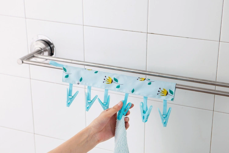 Drying Portable Clothes Hanger Travel Hot Selling Fabric Foldable Bathroom Wyz10681