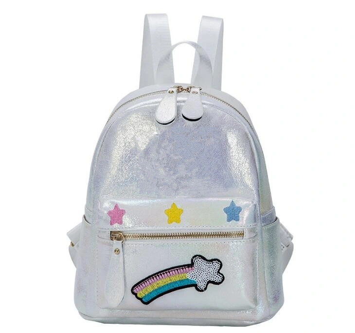 Wholesale New Arrival Fashion Girl Cartoon PU Leather Backpack Student School Bag