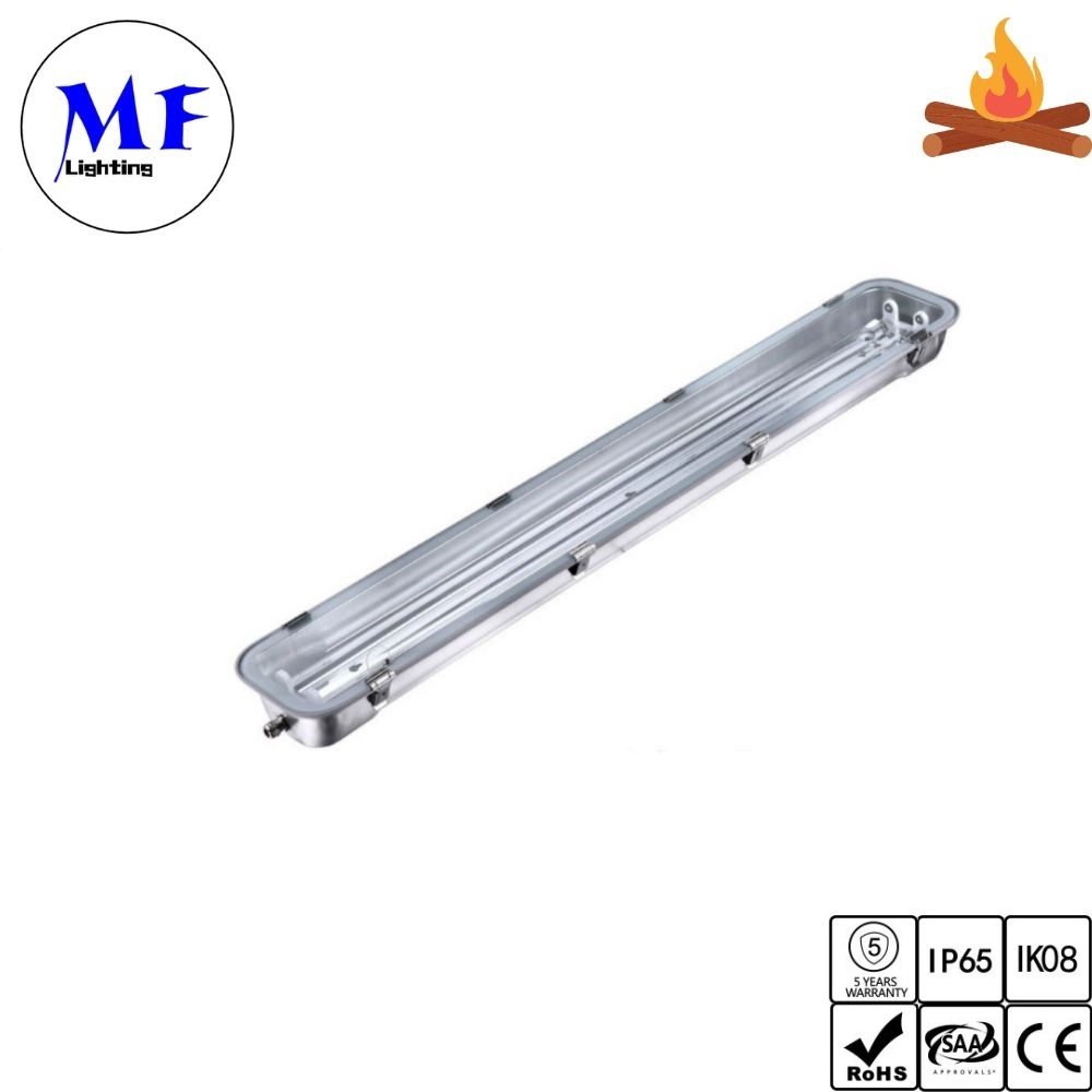 PRECIO DE FÁBRICA 2FT 4FT 5FT IP65 35W 45W 50W 65W 70W Luz Tri-proof LED de acero inoxidable resistente al polvo resistente al agua Para planta y fábrica Industrial