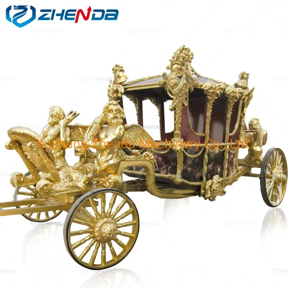 Popular Used Horse Drawn Carriages Wedding Horse Carriage Royal Horse Carriage for Sale