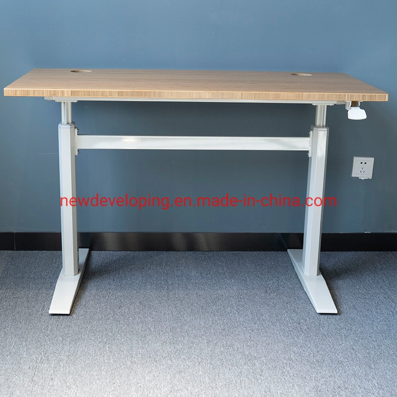 Modern Bamboo Furniture Lifting Computer Desk Table