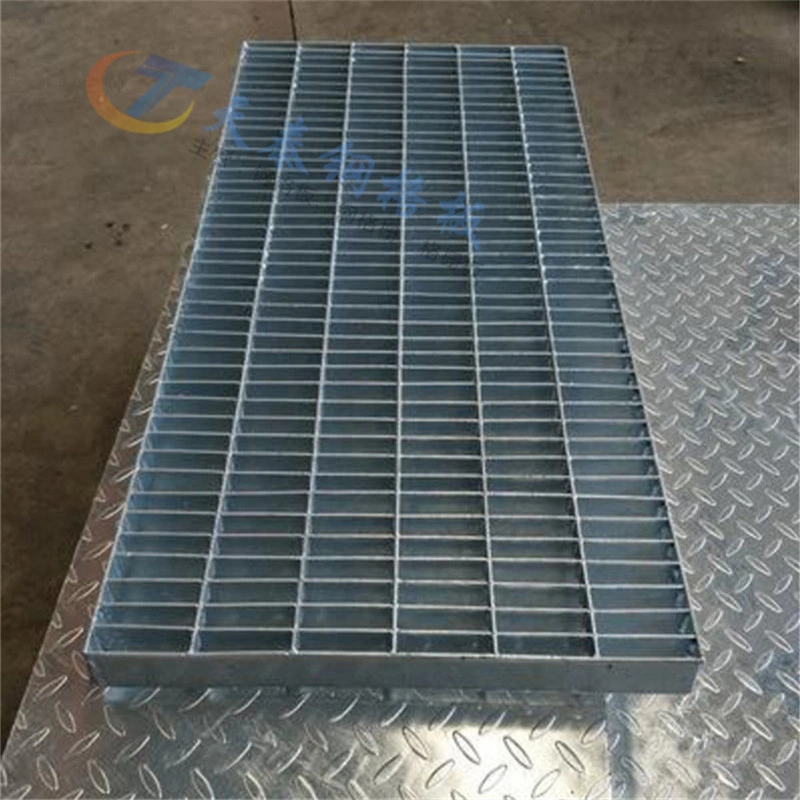 Q235 Galvanized Drainage System Smooth Drain Cover Grating for Chemical Plant