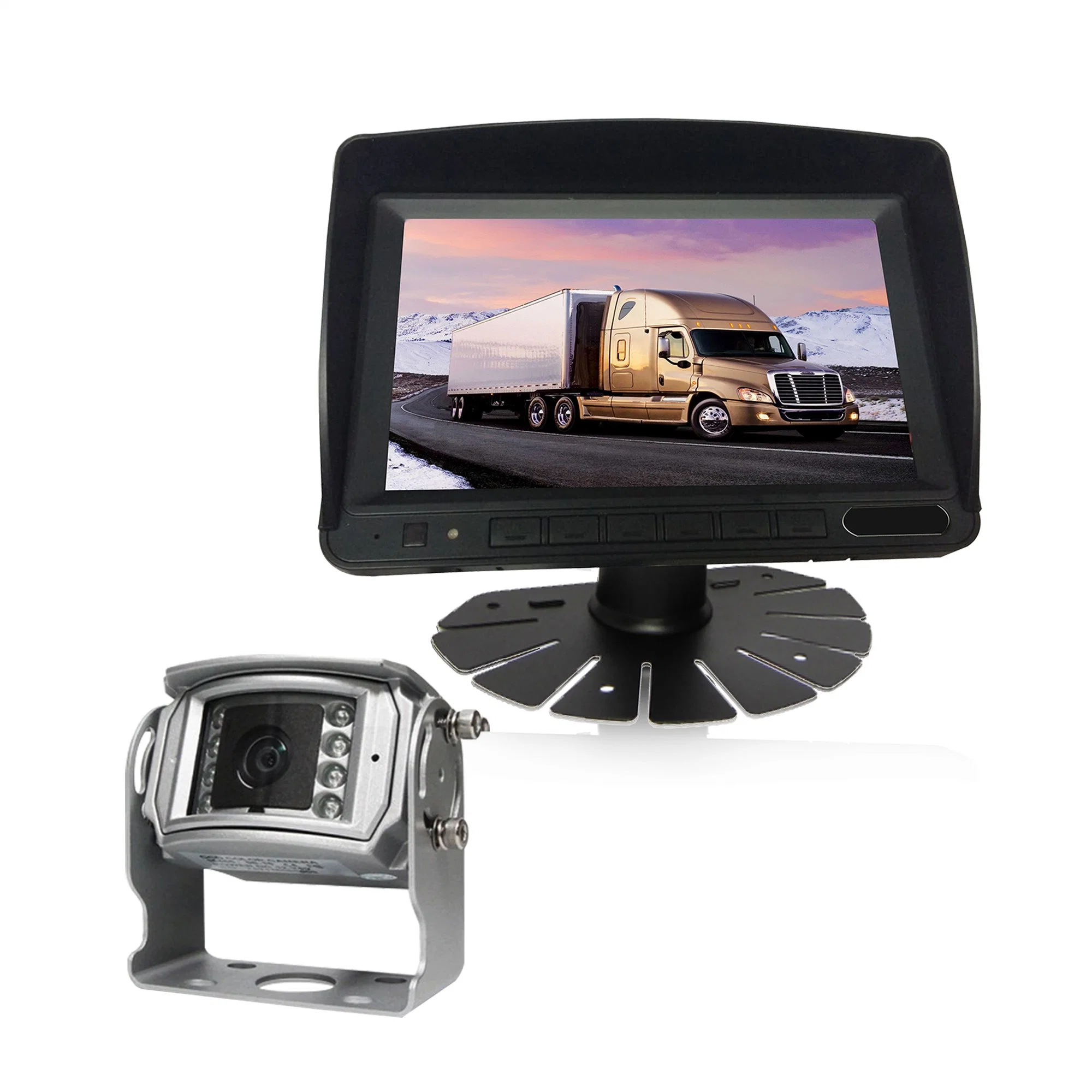 7 Inch Monitor with Digital Rear View Parking Reverse Backup Reversing Camera