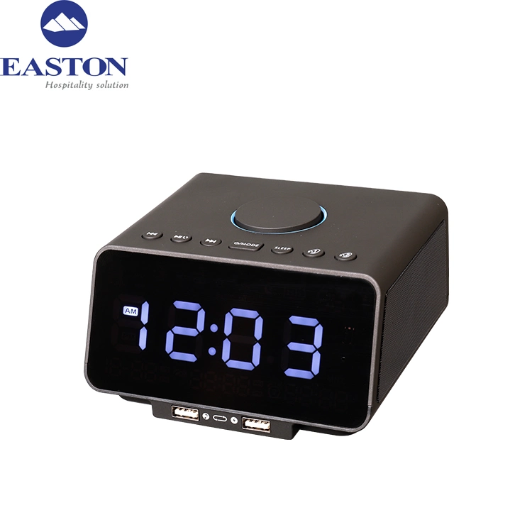 Hotel Bluetooth Speaker Alarm Clock with Radio Clock
