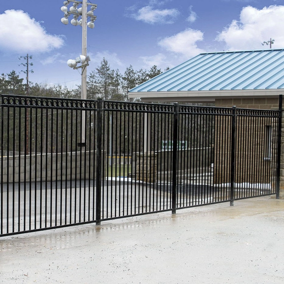 Aluminum Vertical Blade Fence Australia Type Modern Polished Fencing