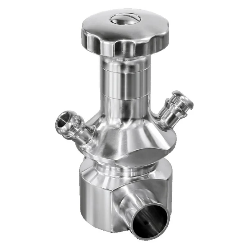 FDA Donjoy Sanitary Stainless Steel Sample Valve with Double Output