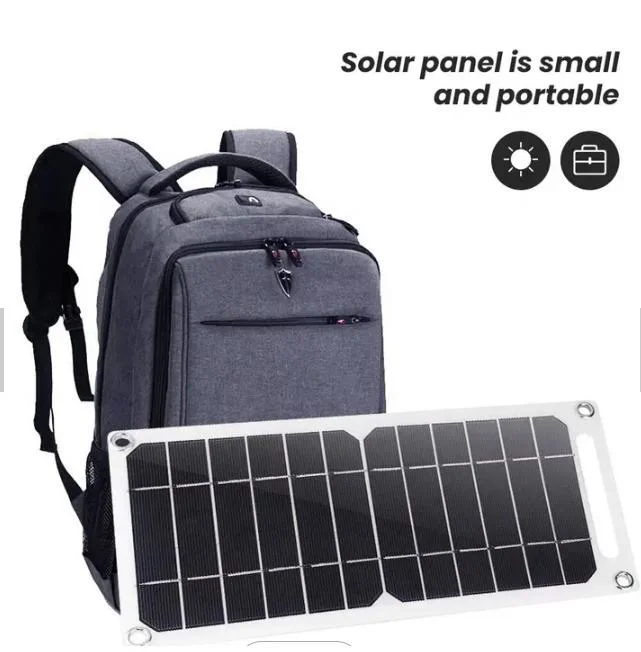 Banheira de venda preço de fábrica eletrônico USB Saída inteligente 5V viagens no exterior o Carregador de emergência 6W Painel Solar para carregamento de Telefone