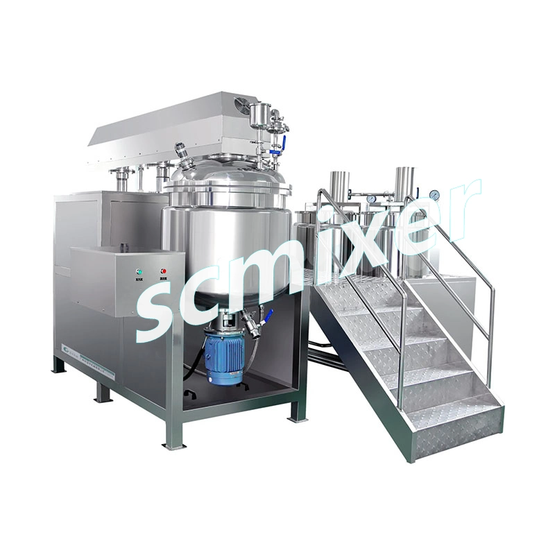 Vacuum Emulsifying Ointment Mixer Lotion Paste Cream Mixing Equipment