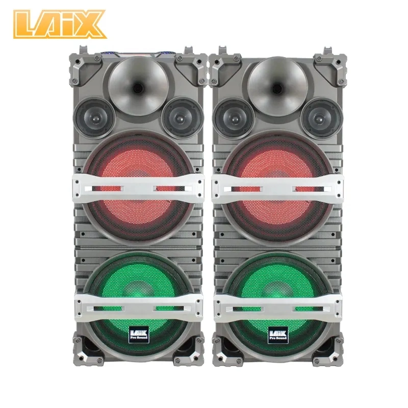 Karaoke Speaker 2.0 Double 10 Inch USB SD Bluetooth Function Active Speaker