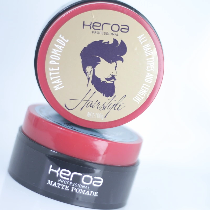 Private Label Hair Styling Products Strong Pomade Strong Edge Control Hair Wax