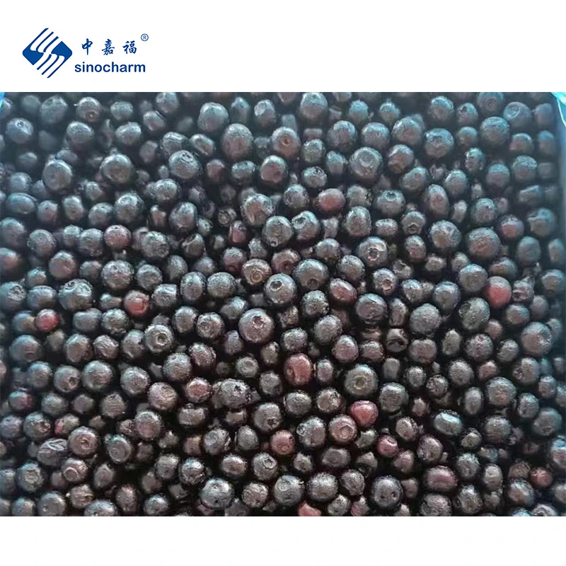 Sinocharm Brc a IQF Frozen Fruit Wholesale Price 1kg Package Frozen Blue Berry