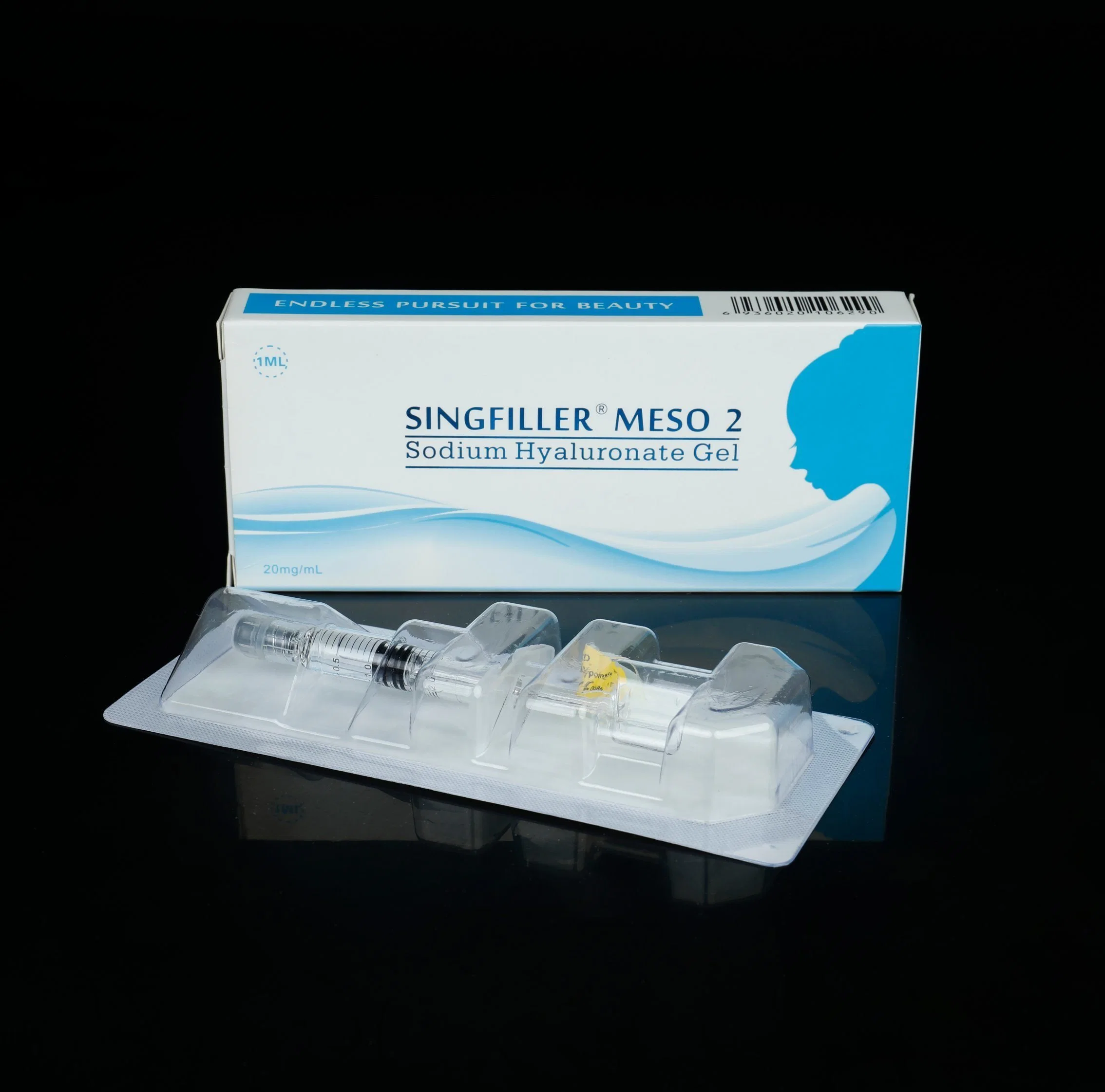 2*30g 1/2" Needles Meso Hyaluronic Acid Injection Skin Booster with High Concentration