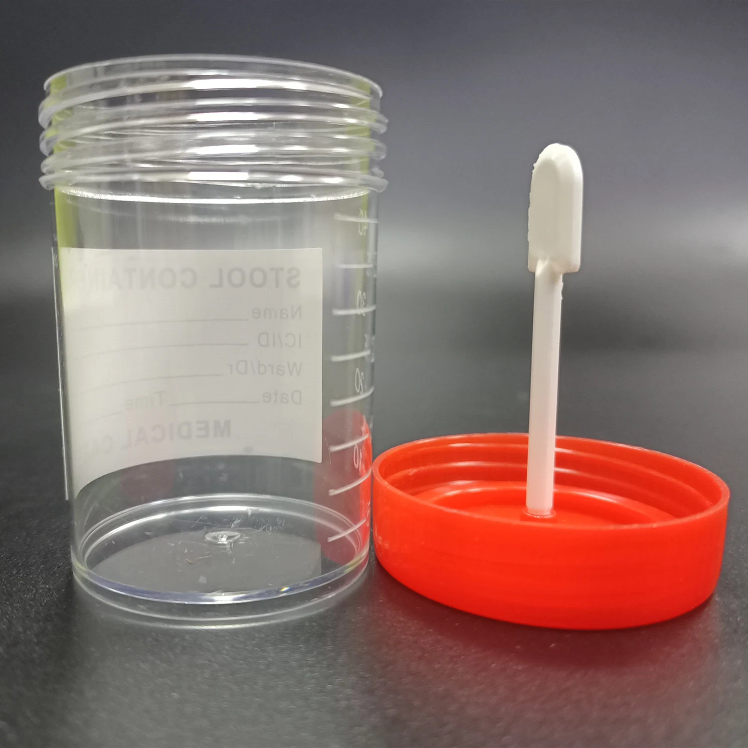 Sample Collection Urine Container Medical Cup Sterile Plastic 60ml 40ml 20ml 120ml with Lid 1years