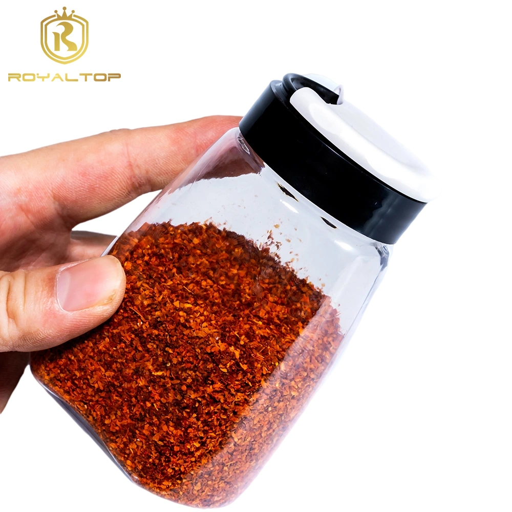 BBQ 200ml Empty Square Spice Jar Salt Shaker Plastic Spice Bottle