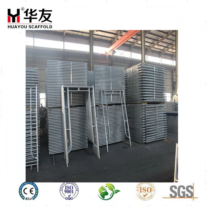 PC/Powder Coat Snap on Walkthrough/Walk Thru Frame Scaffolding/System Scaffolding for Construction Formwork