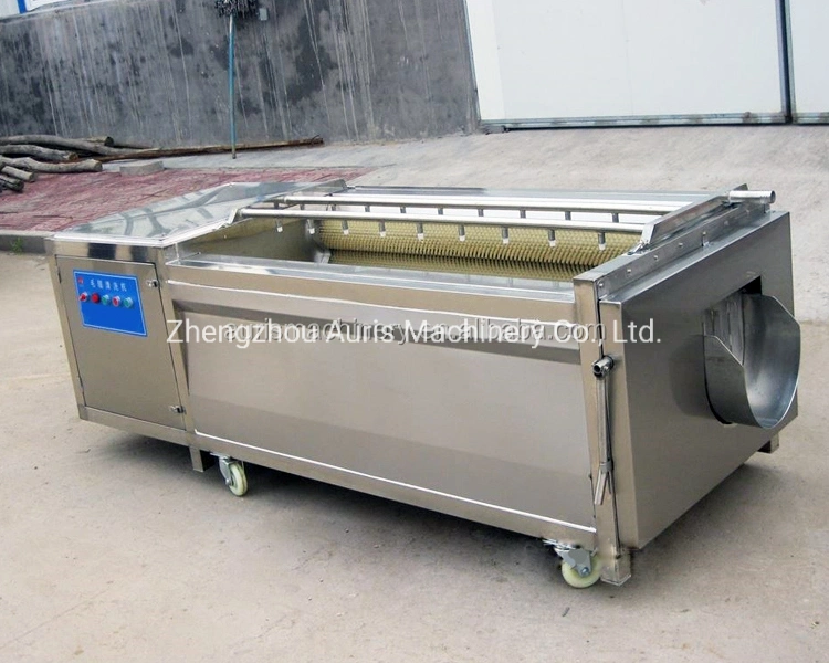 Automatic Fruit Vegetables Cleaning Peeling Machine Potato Radish Sweet Potato Shell Pig Hoof Cleaner Roller Machine