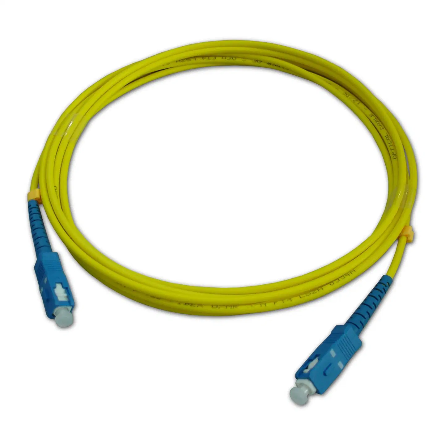 2.0mm 9 / 125 Single Mode Simplex Sm Sx PVC FTTH Sc APC-Sc APC Fiber Optic Patch Cord