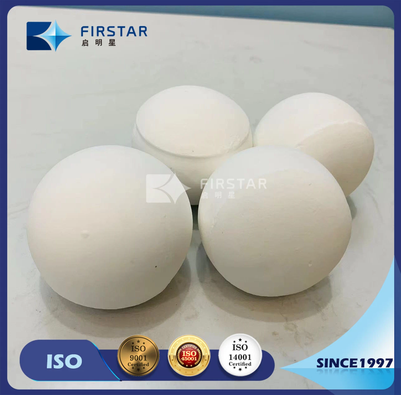 High Strength Alumina Ceramic Grinding Media Beads/Grinding Ball 92 Form Zibo Qimingxing