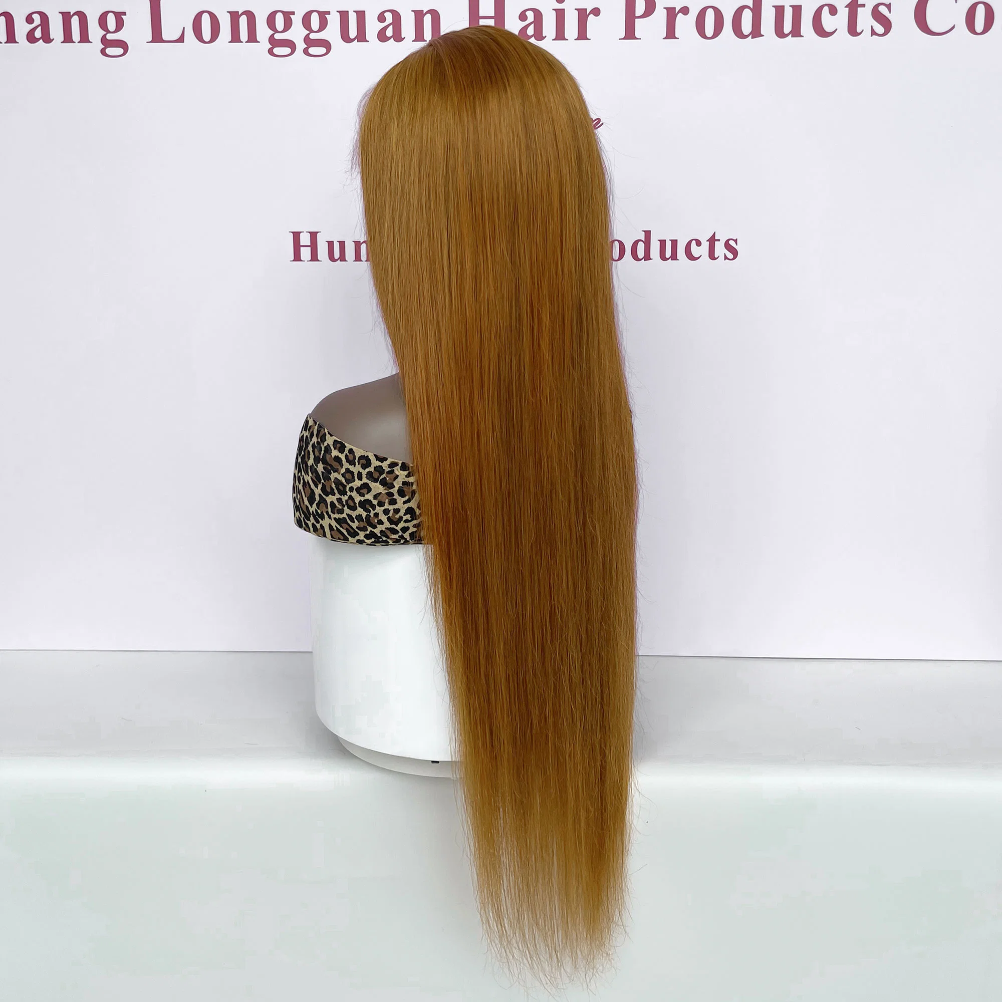 امتداد الشعر الطويل لموجة برتقالية من نوع GingerOrange الخط و 13X4 Lace Front Wigs