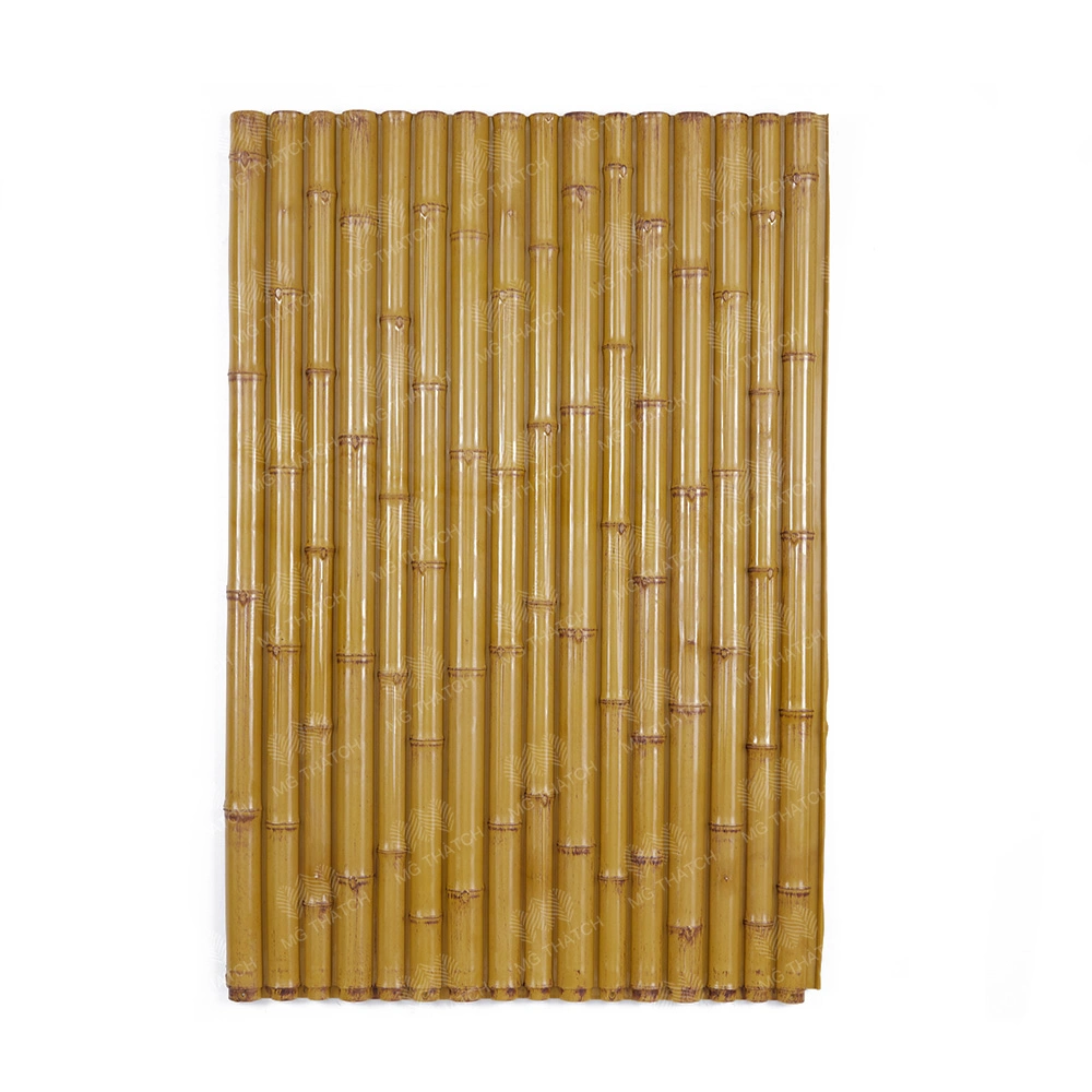 Flame Resistant Synthetic Artificial Fake Bamboo Garden Fencing Maintenance-Free