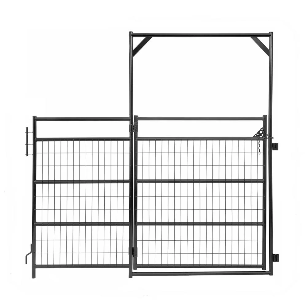 12FT Heavy Duty Galvanized Metal Cattle Corral Livestock Farm Horse Yard Fence Panel