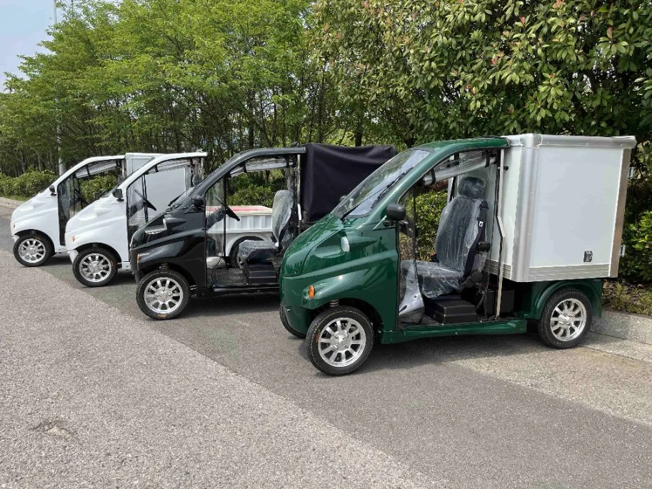 شاحنة كهربائية من نوع Van Cargo بقدرة 1200 واط ذات أربع عجلات، ذات أربعة عجلات، وميني حمولة من نوع Mini Cark للبيع