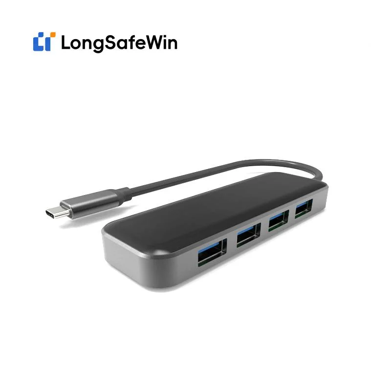 Multi-Functional Type-C USB 3.0 Hub Essential Computer Accessory