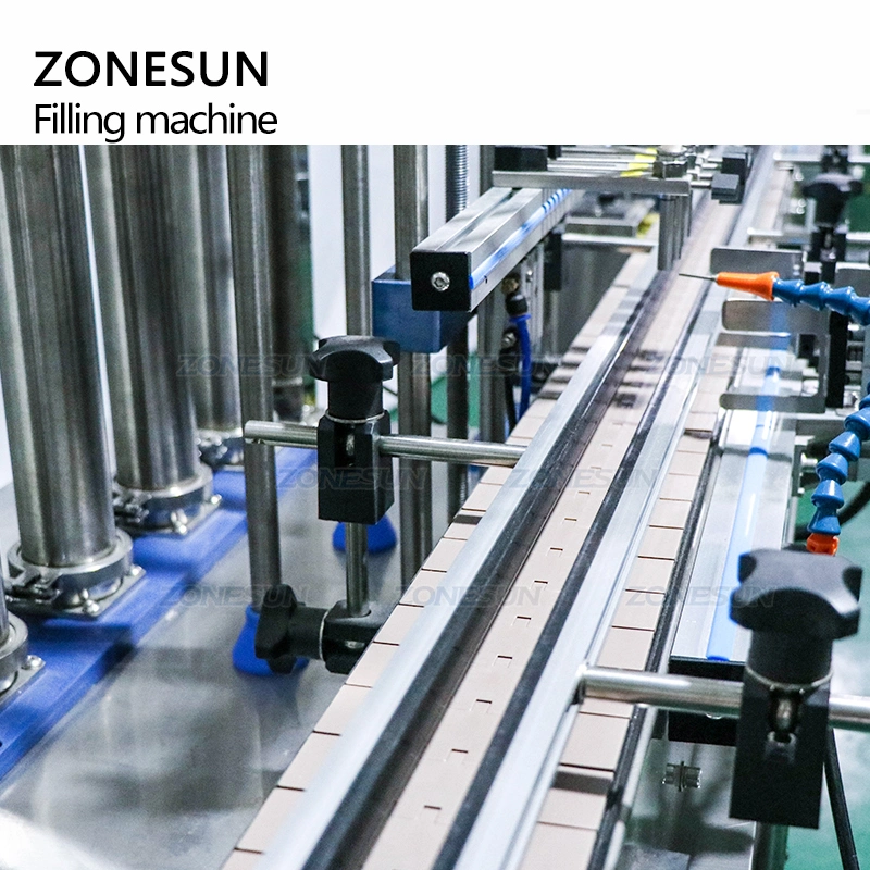 Zonesun Automatic Cosmetic Cream Paste Filling Machine with Feeding Pump