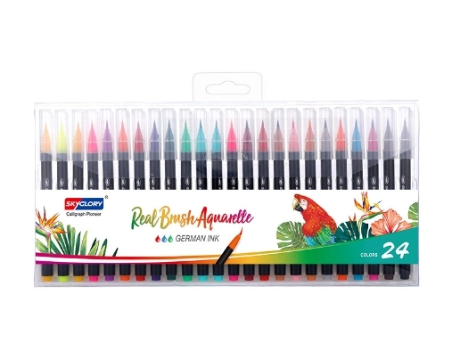 Soft Head Water-Soluble Brush for Student Art Painting Coloring Watercolor Brush Set