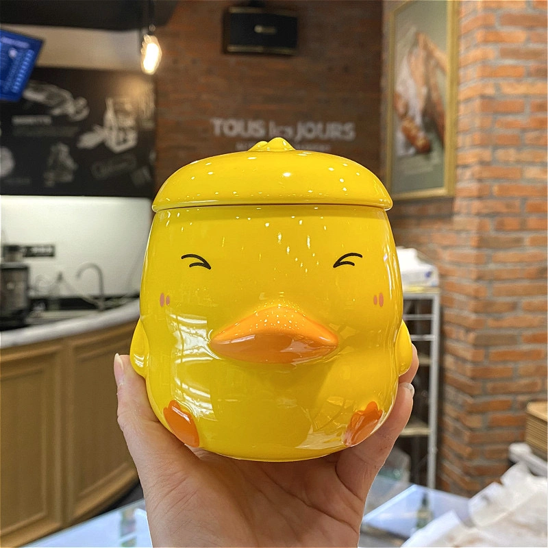 High quality/High cost performance Cheapanimal Quirky Trendy Decorative Gifts for Kids Yellow Duck Mug