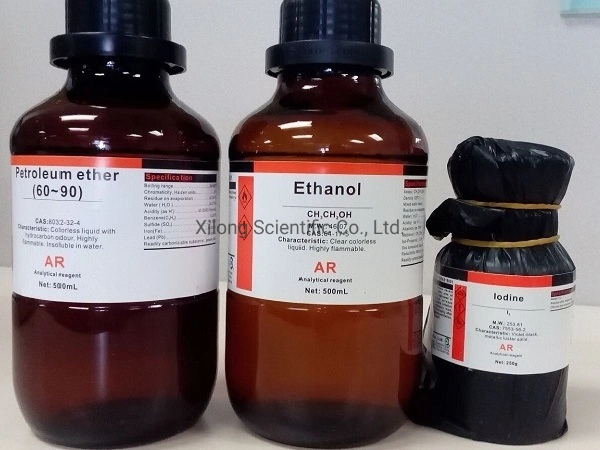 500g/500ml de etilenglicol químico de laboratorio para educación/industria.