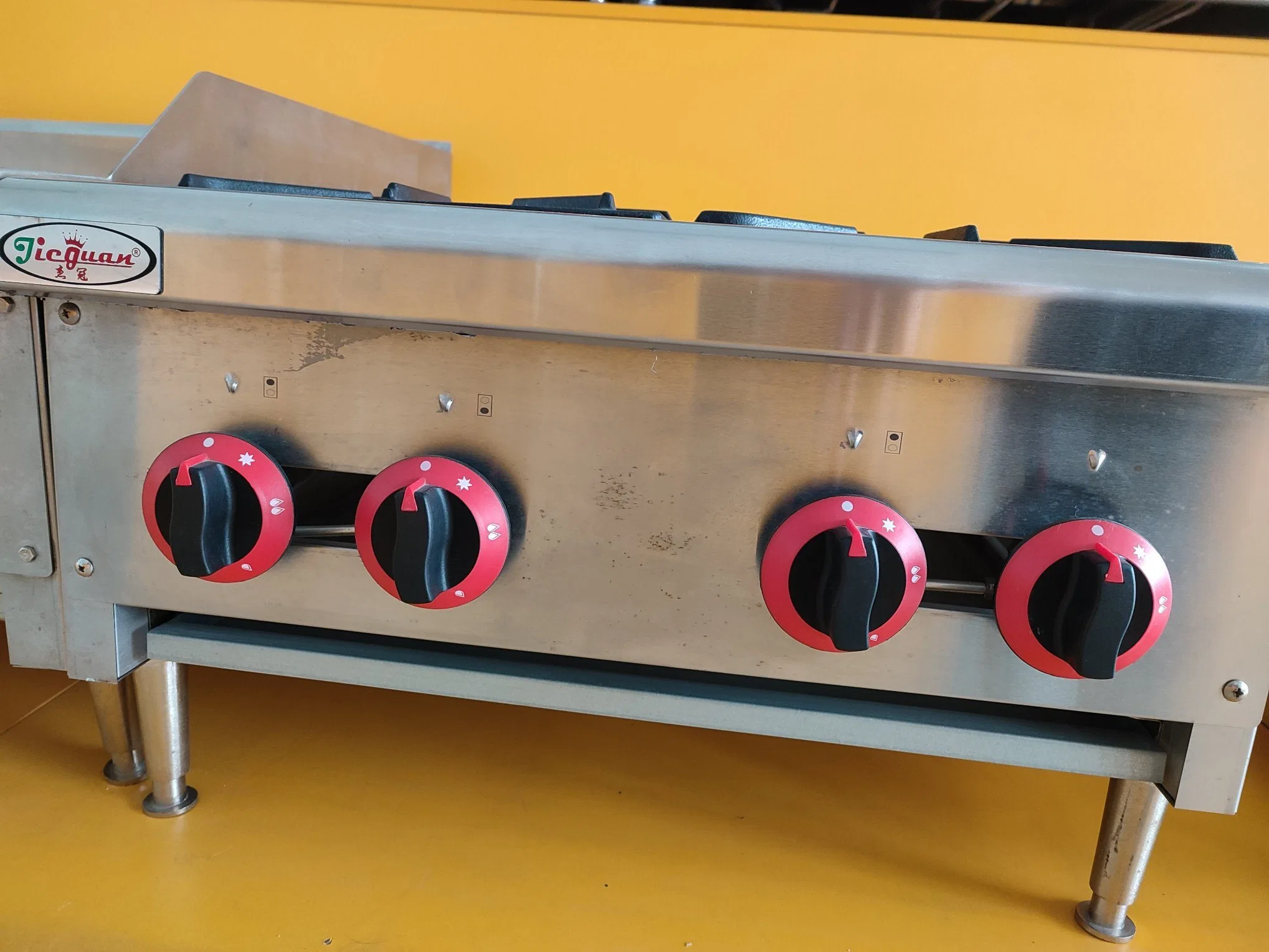 36" 6 Burner Commercial Gas Counter Top Stove Gh-6s