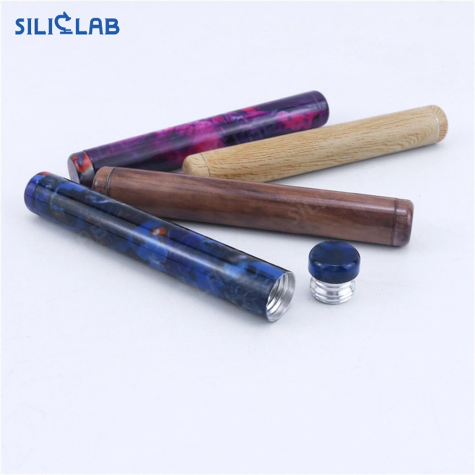 Rolling Paper Storage Jar Metal Pre Rolled Tube with Cap