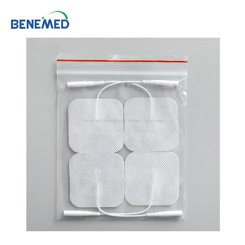 Tens EMS Silicone Rubber Tens Electrode Non-Woven Pin Physiotherapy Electrodes Piece