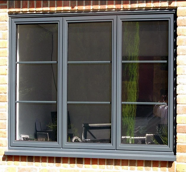 Double Glass with Hardware Aluminum Frame Windows