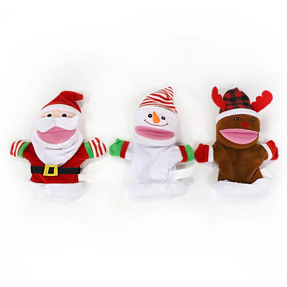 Décoration de Noël Bonhomme de neige de la famille scandinave en peluche Santa Elf ORNEMENTS DE TABLE