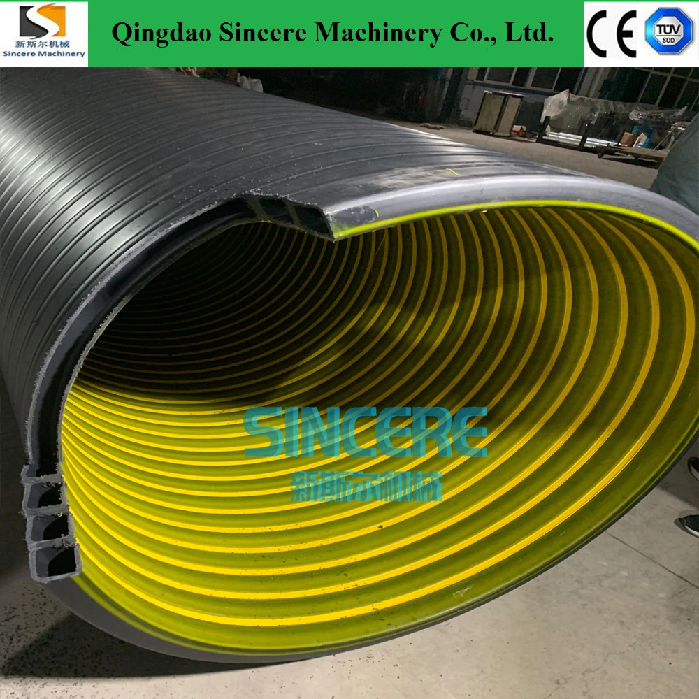 PE/HDPE/PP Spiral Winding Water Storage Tank Wells Pipes Extruding Production Machine Line