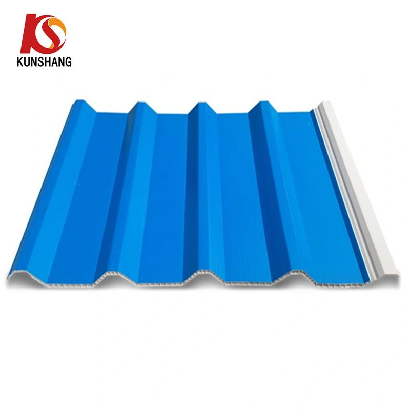 Heat Insulation UPVC Hollow Corrugated Roof Sheet/Tile