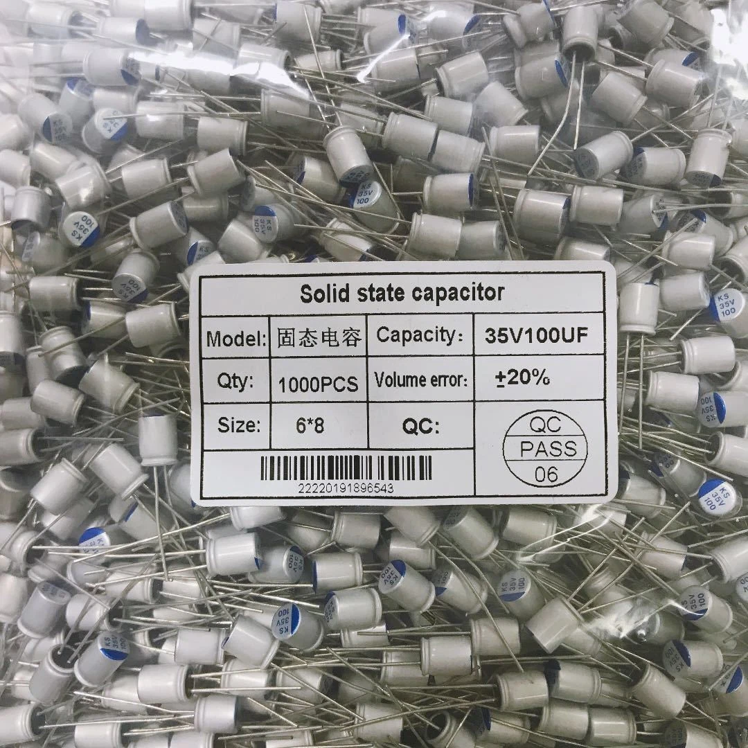 China Stock 10UF 63V SMD Chip Aluminum Electrolytic Capacitor